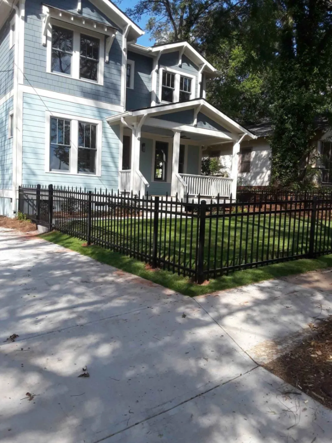Aluminum Fence Installation in Alpharetta, GA