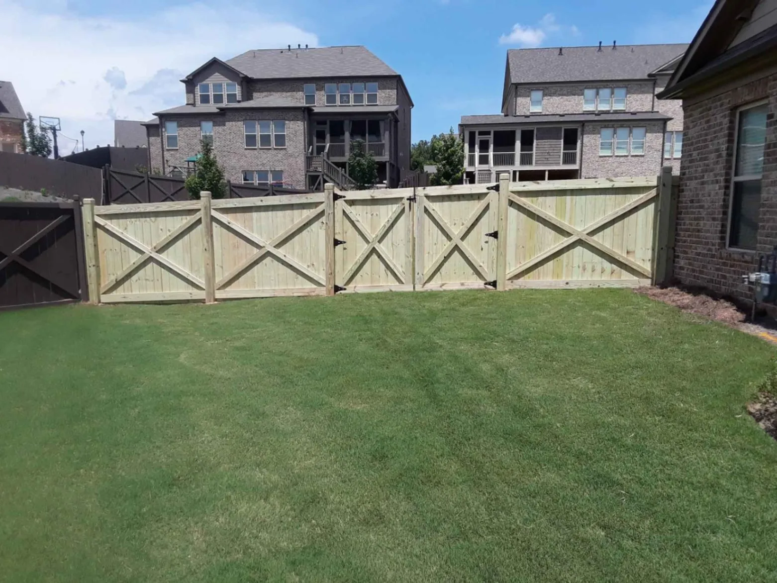 Privacy Wood Fence in Alpharetta, GA