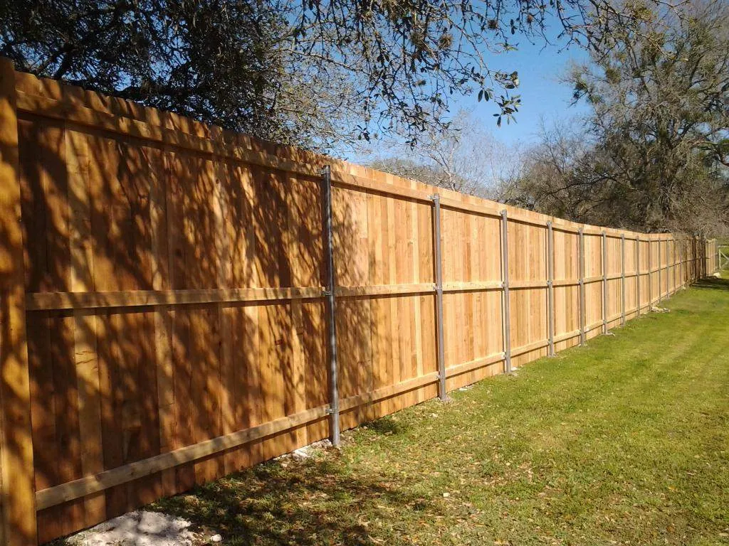 Make Your Fence Sturdier with Wooden Rails