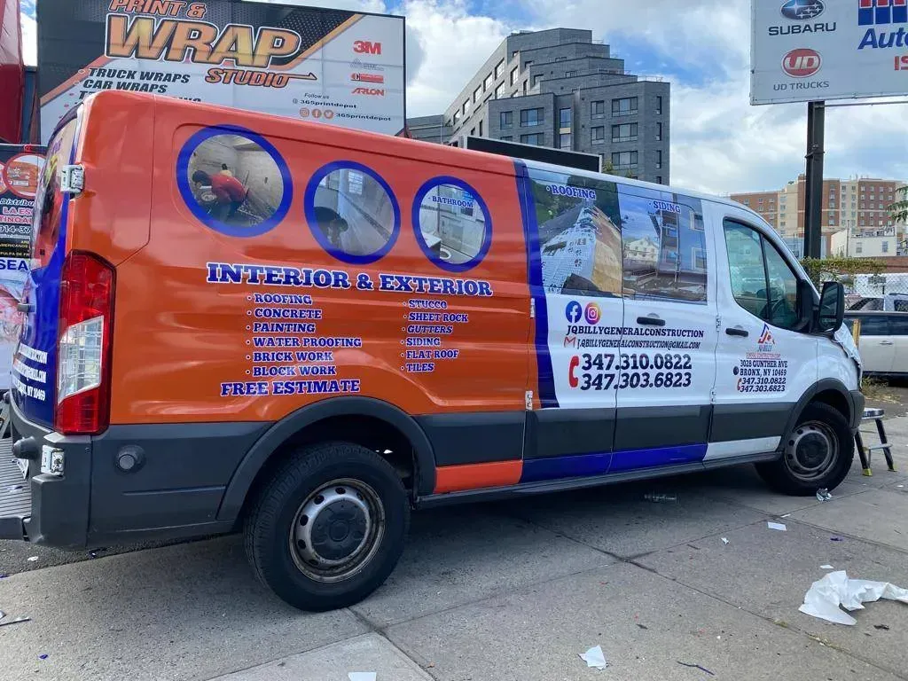 Use Vibrant Color Explosions in Your Vinyl Van Wraps