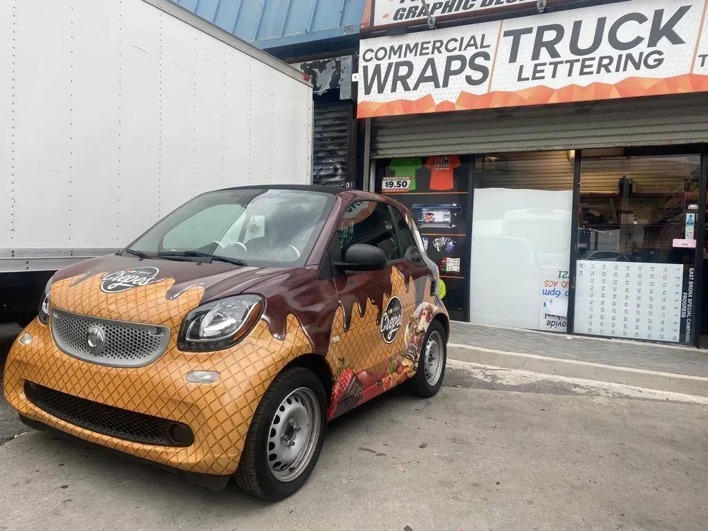 A big wrapped truck - Truck Wraps in Brooklyn, NY