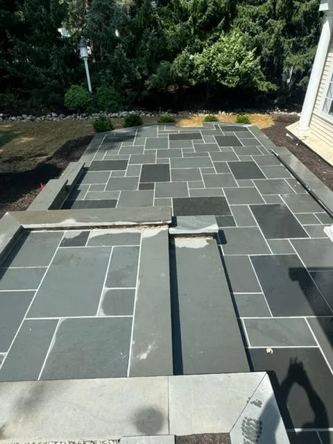 Paver patio background