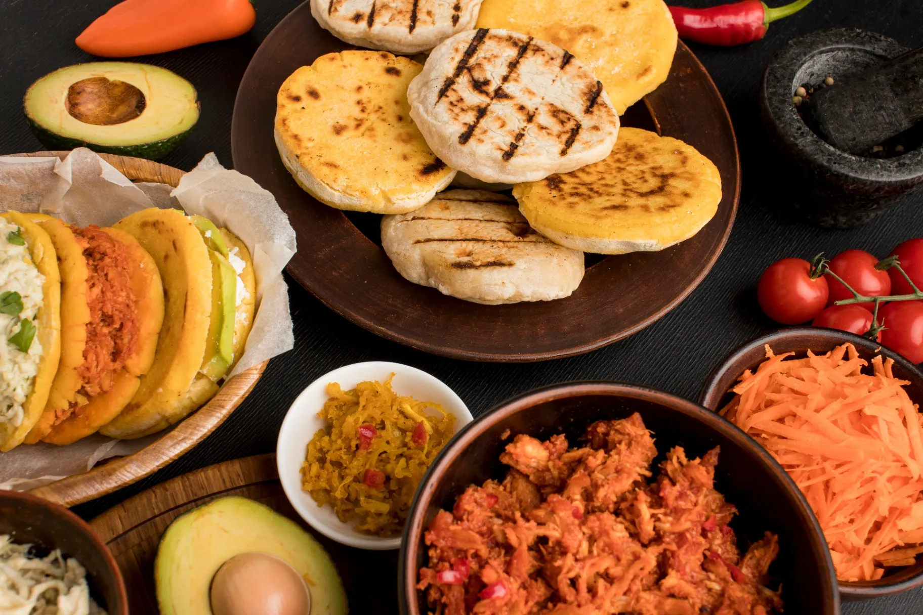 Peruvian and Colombian food