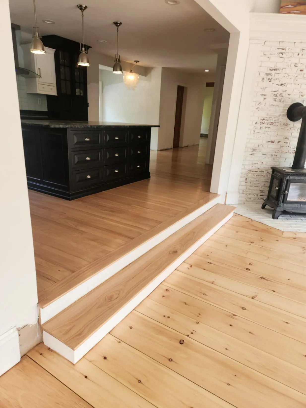 "Transform Your Space with Tito's Hardwood Floors" detail