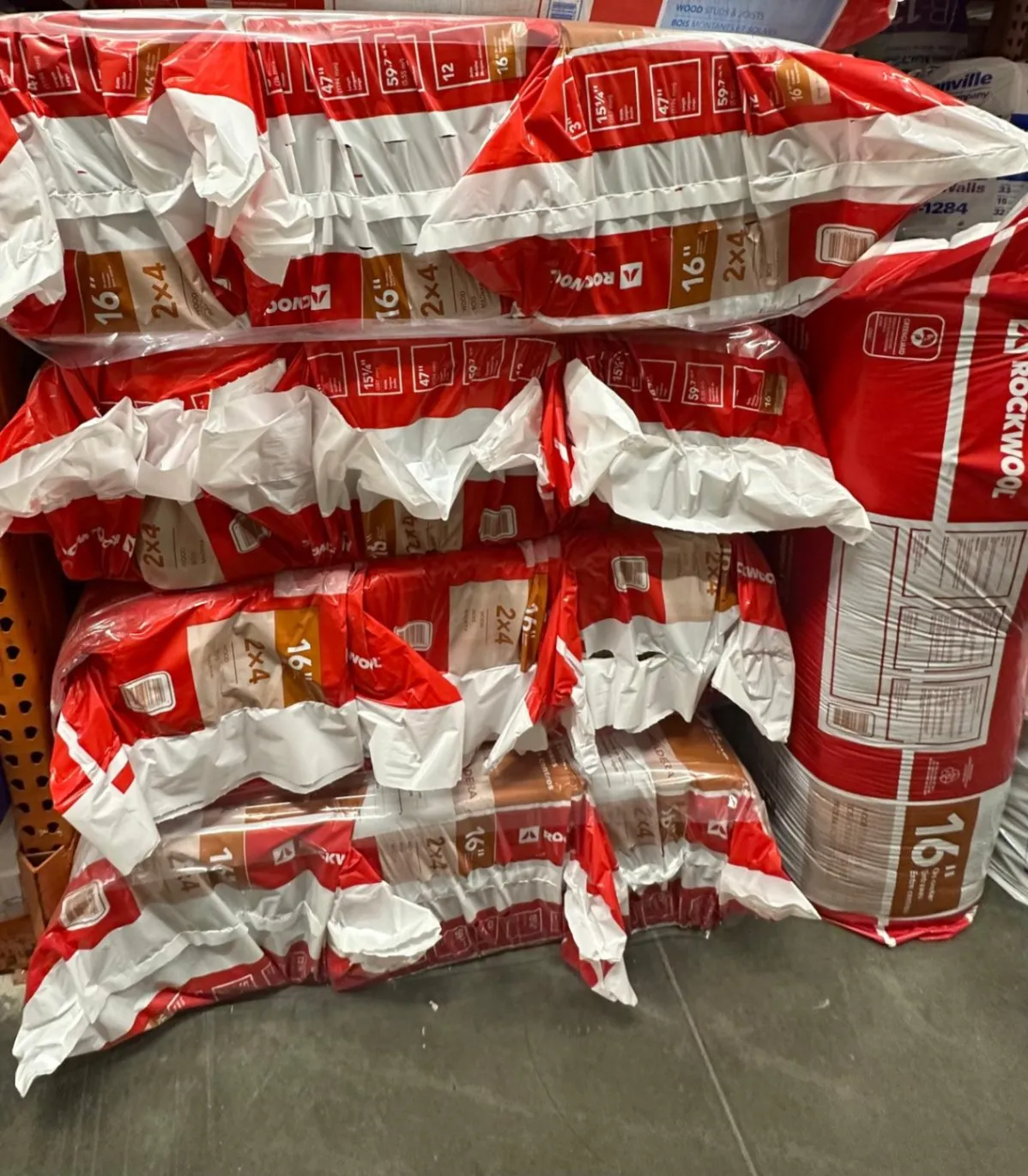 ROCKWOOL Stone Wool Insulation for 2x4 Wood Studs