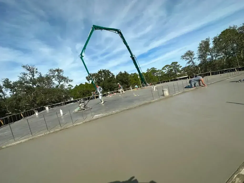 Basement Foundation Construction background