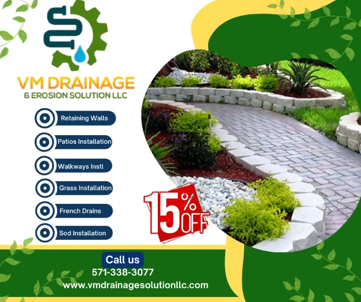 From Drainage to Walkways - Your Erosion Solution Experts!