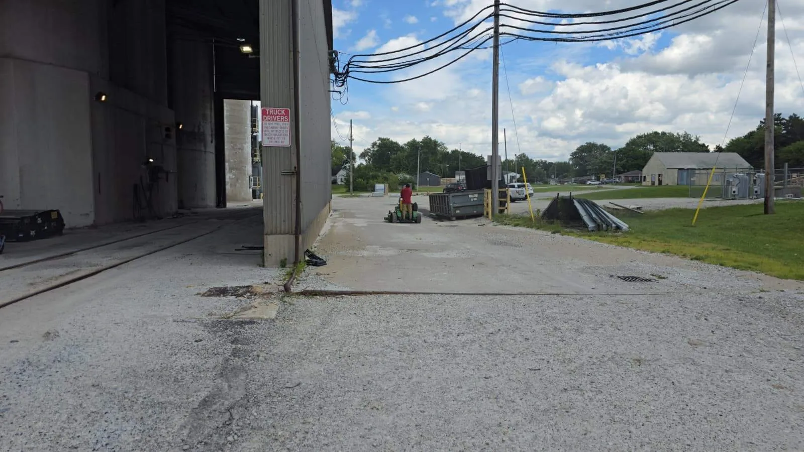Parking Lot Cleanup background