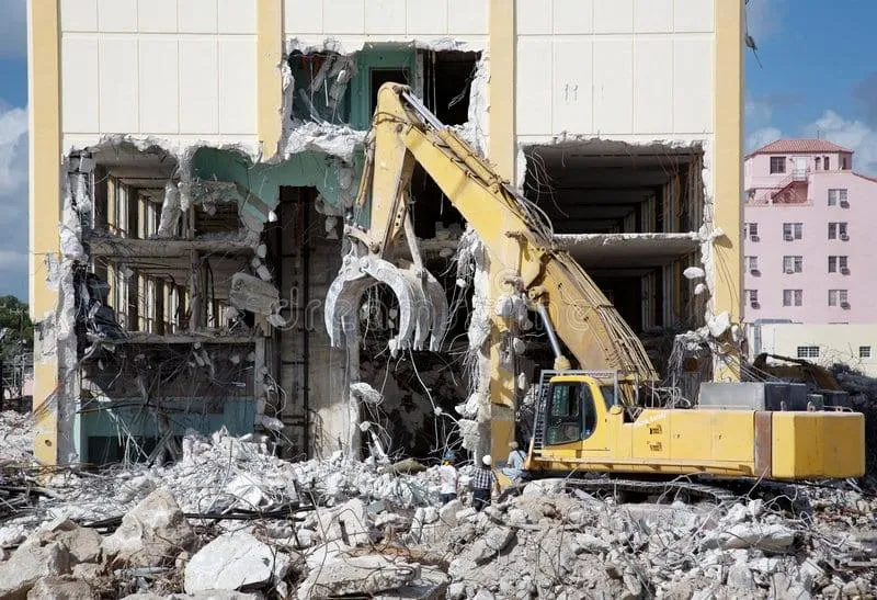 BUILDING DEMOLITION background