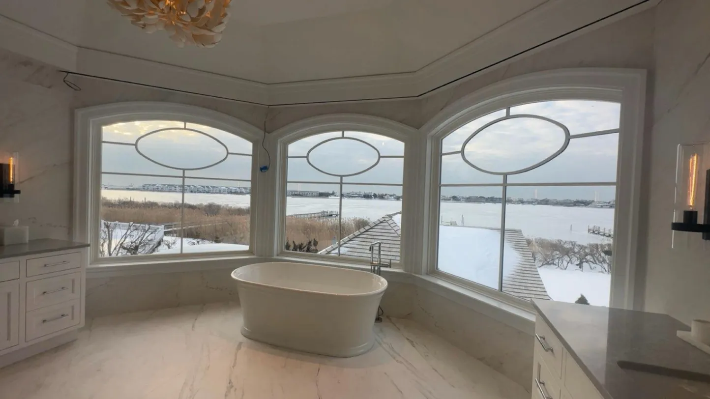 Bathroom remodeling background