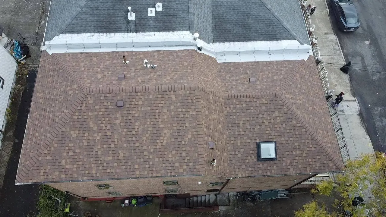"Chimneys and roofs done right, with EA Chimney & Roofing Corp."