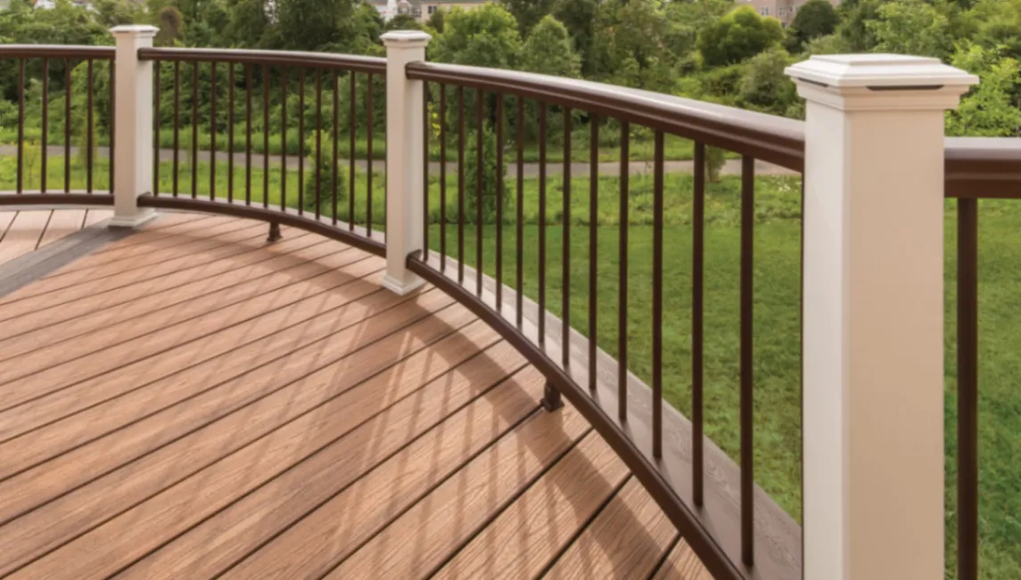 Curb Decking and Railings background