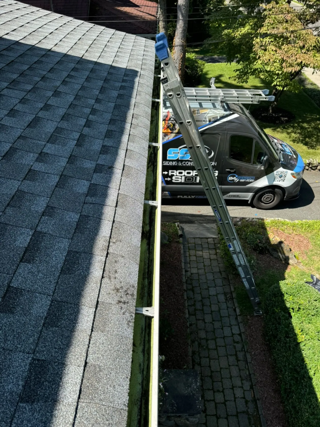 Clean and secure entire gutter system services