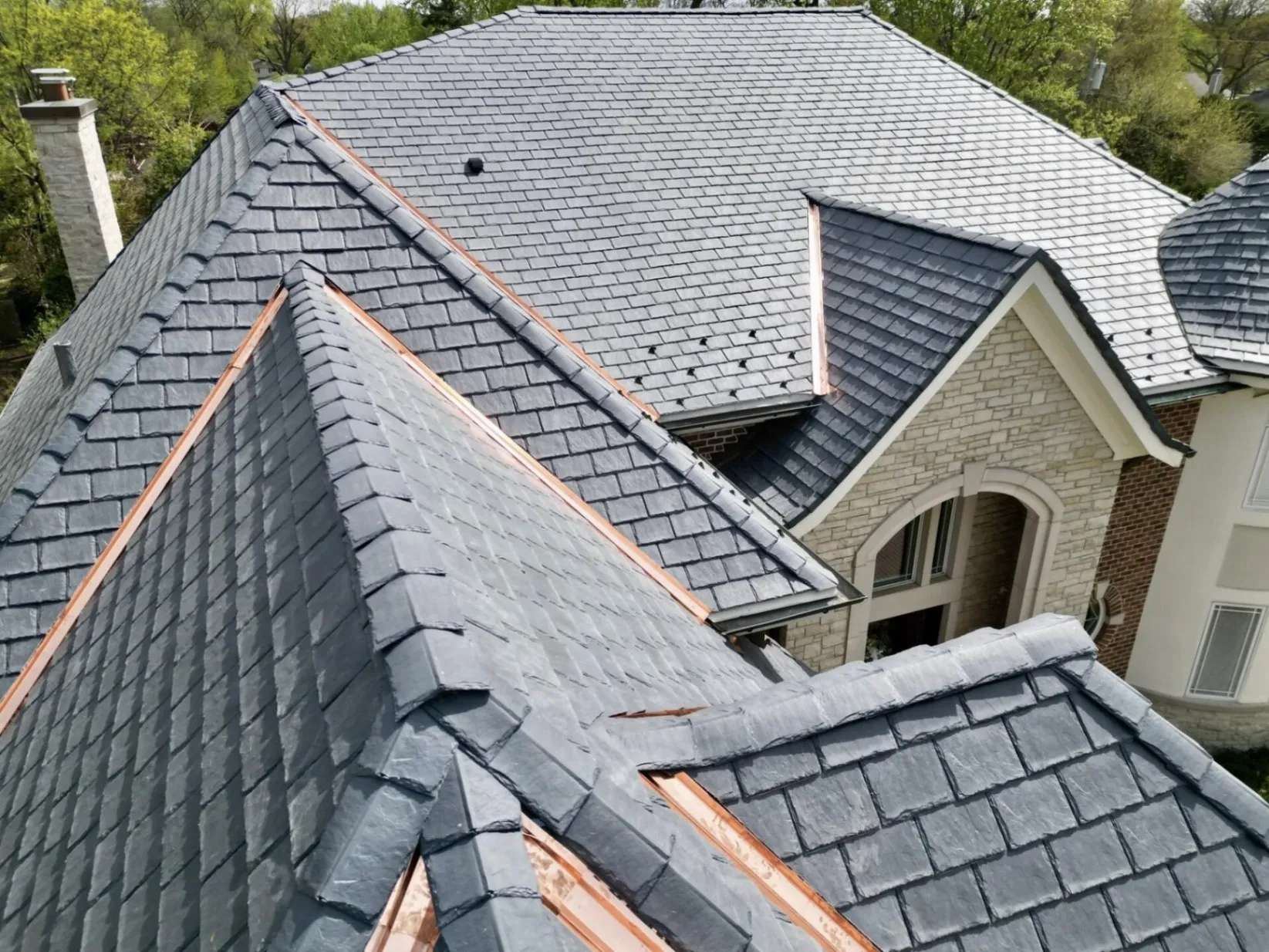 Synthetic Slate shingle
