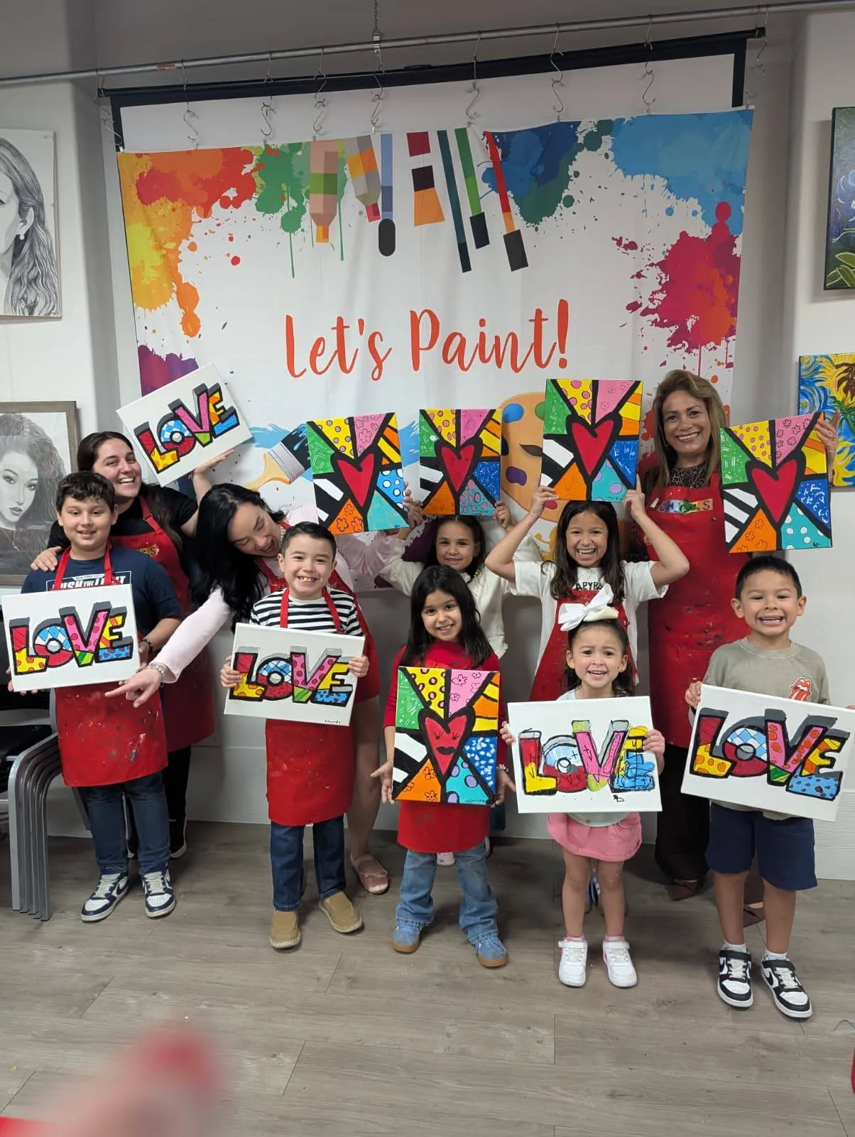 Poster of Sip & Paint event