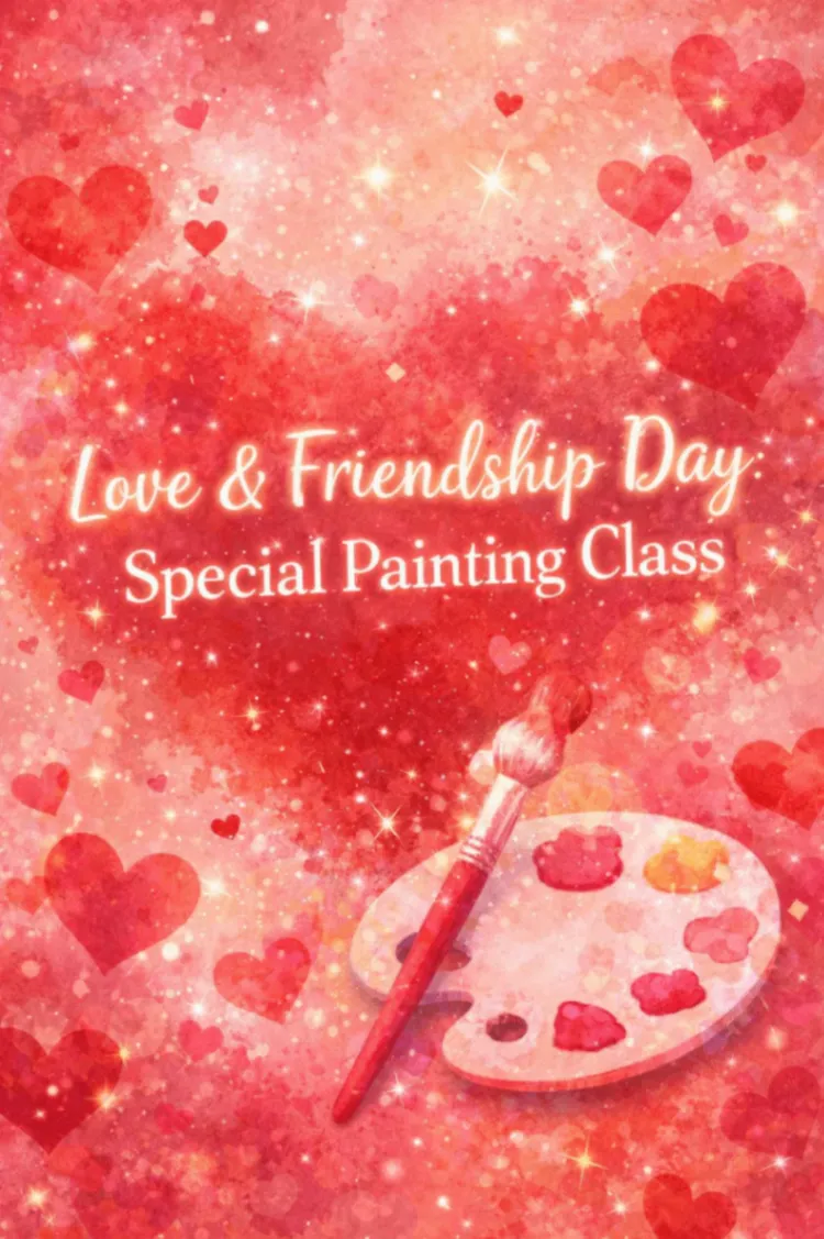 Poster of Sip & Paint event