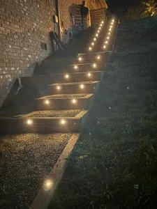 Garden Lighting Installation background