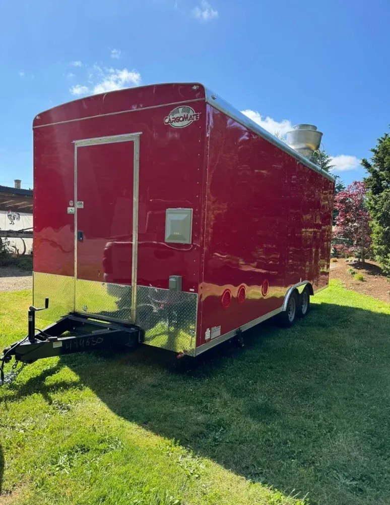16ft x 8ft Enclosed Kitchen Food Trailer Rental