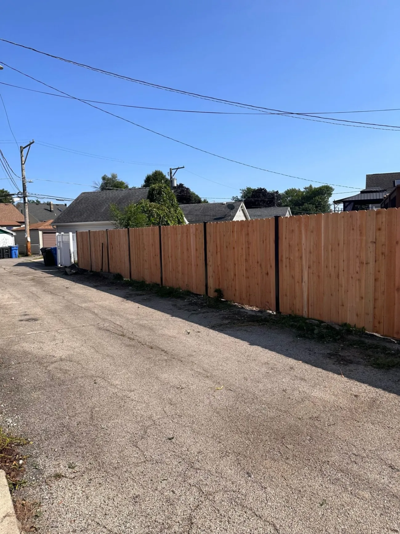 Fence installation