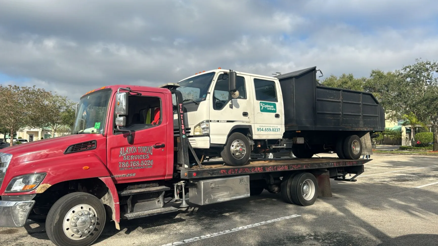 "Trust us for all your towing needs, we've got you covered."