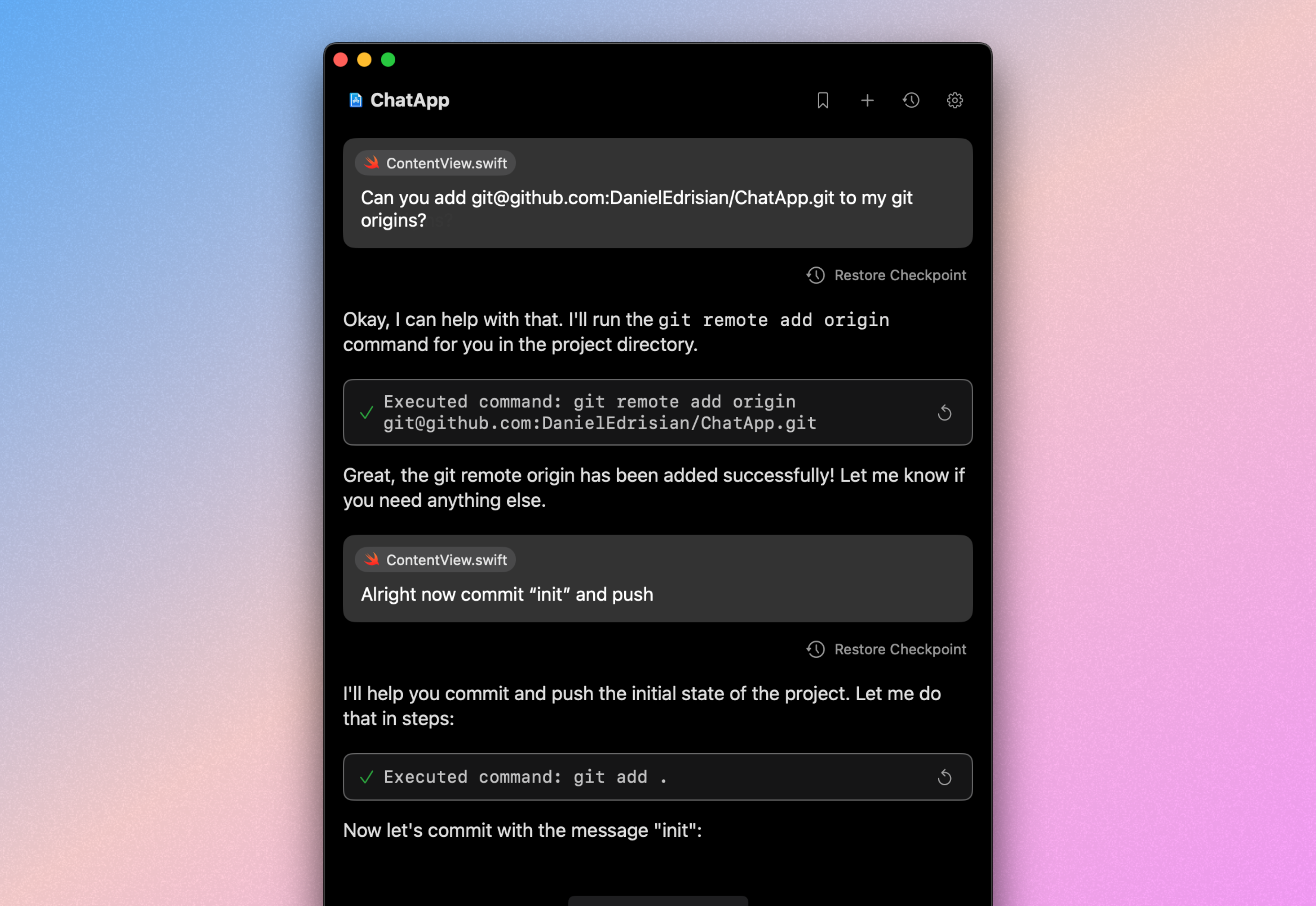 💻 Run Terminal Commands