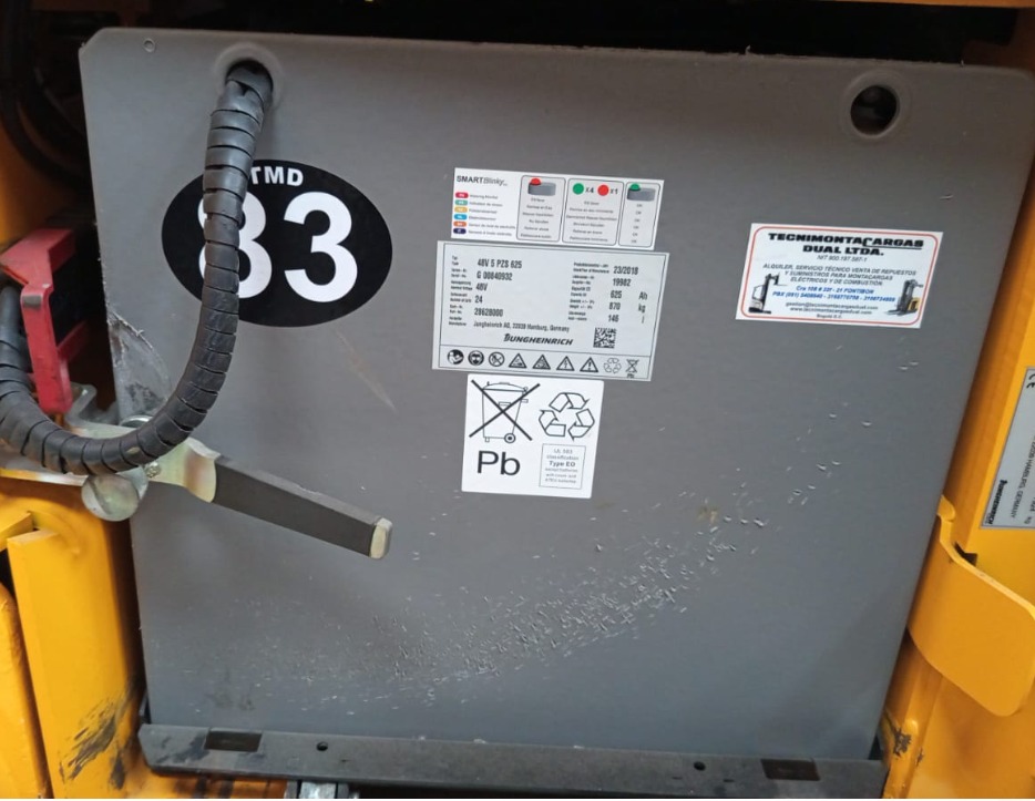 Batería JUNGHEINRICH 48V 5 PZS625, G 00840932