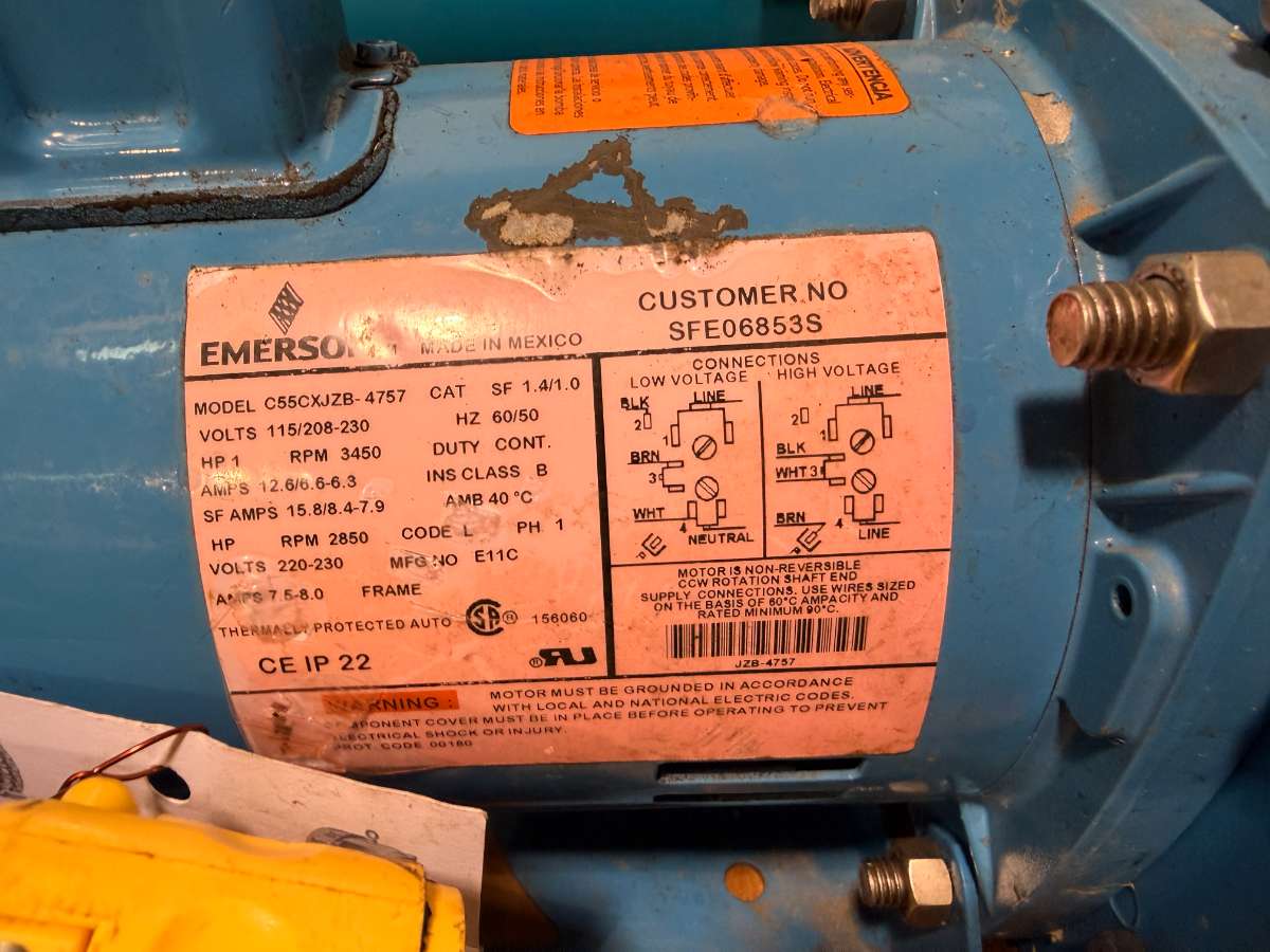 Goulds Pumps (ITT) G&L Series MCS – 1MS1E1C0