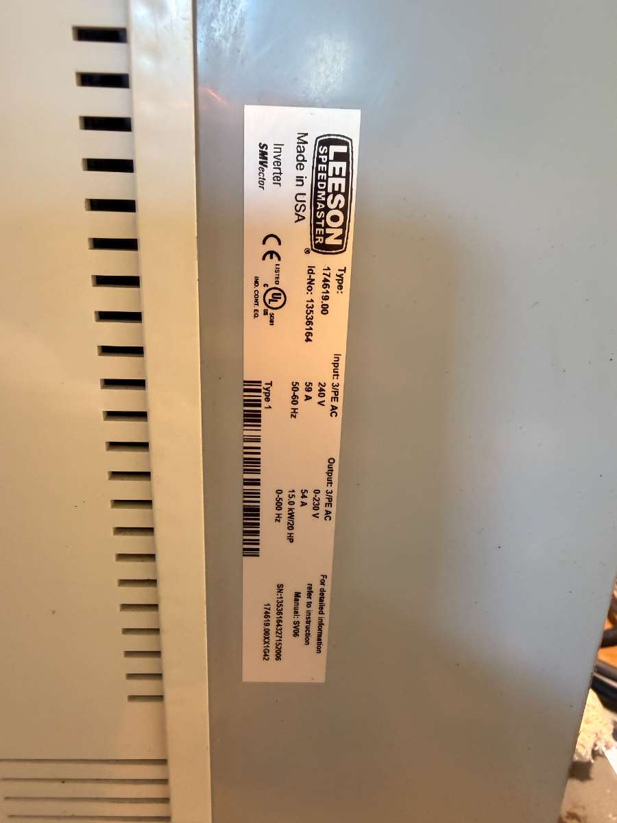 Leeson Speedmaster SM2 Series – Type 174519.00 (SMVector Inverter)