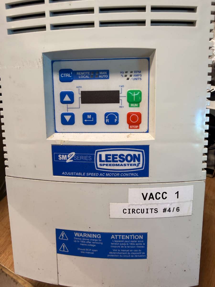 Leeson Speedmaster SM2 Series – Type 174519.00 (SMVector Inverter)