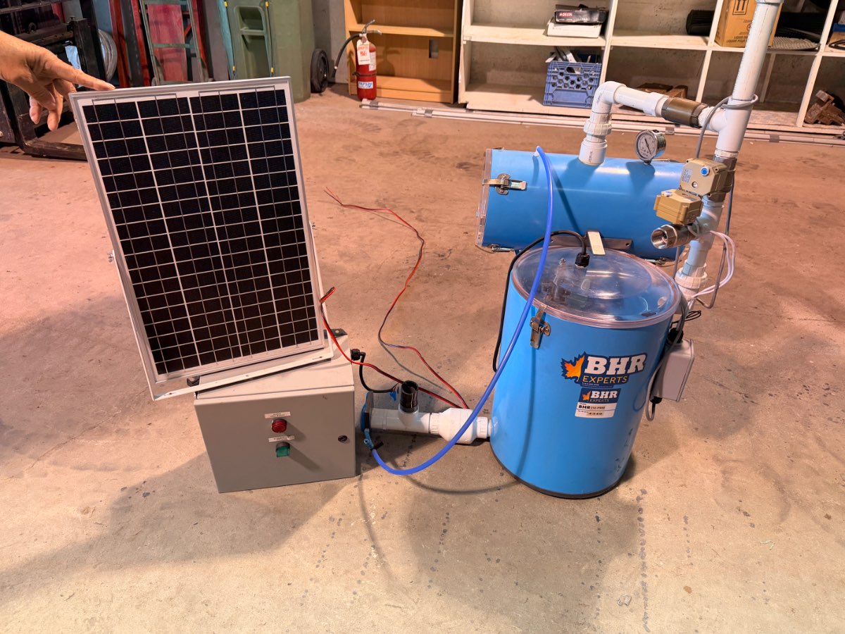 Monte-Eau électrique BHR 212-PS02 solaire – Équipement acéricole