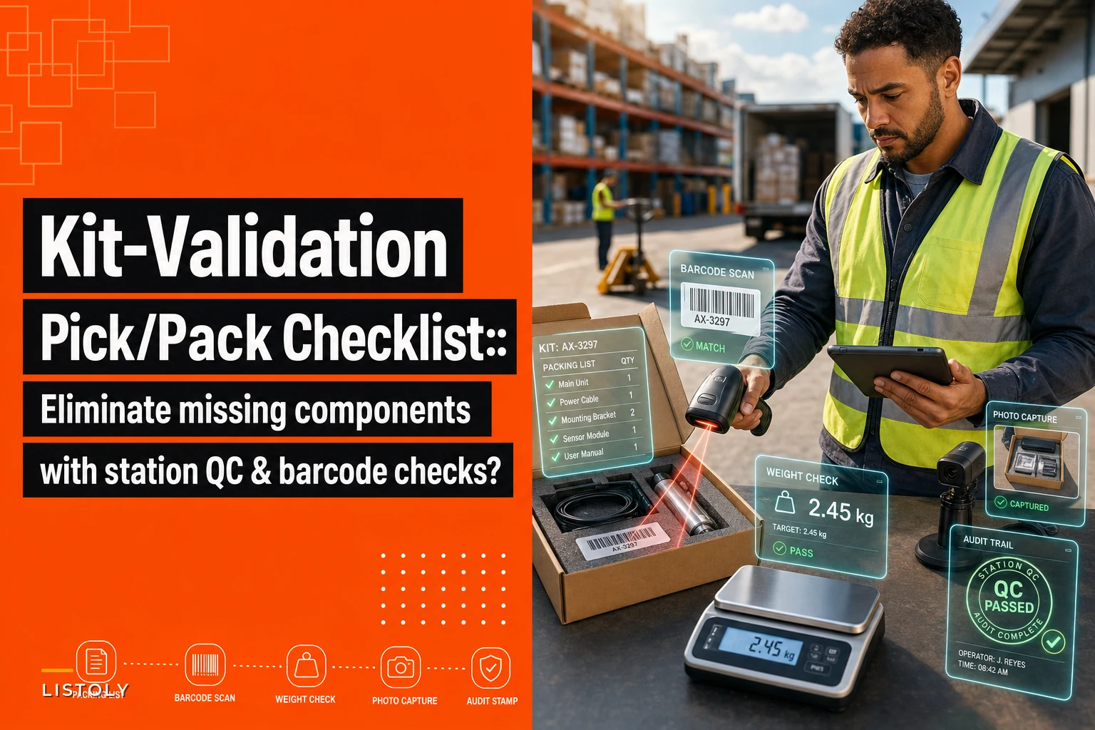 A Kit-Validation Checklist to Stop Missing Components at Pick/Pack