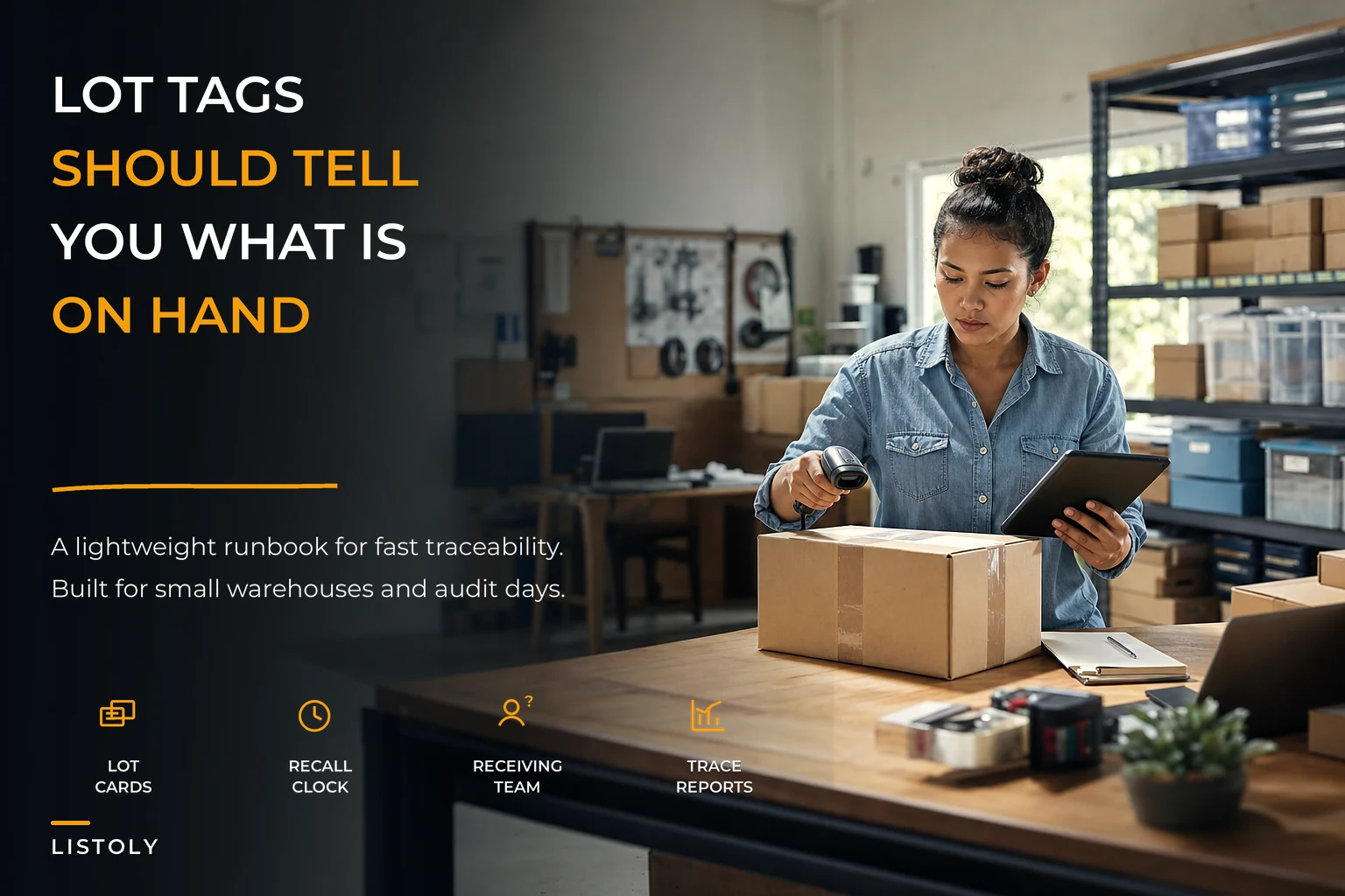 A lightweight lot-traceability and recall runbook for small warehouses