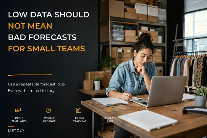 A low-data inventory forecasting framework for small businesses