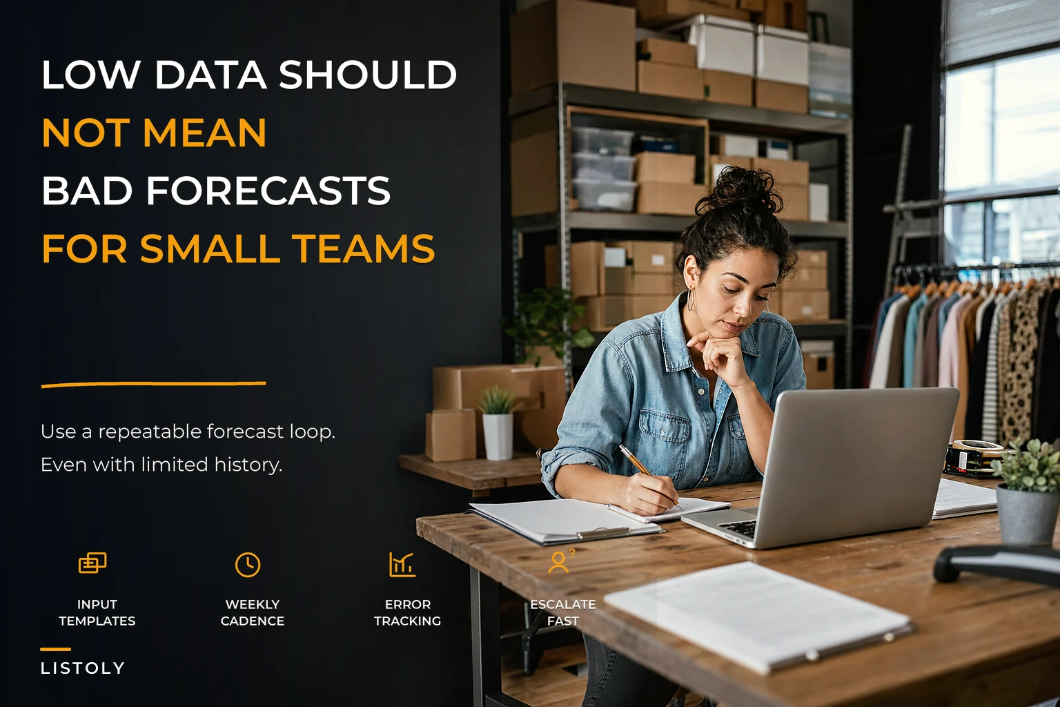 A Low-Data Inventory Forecasting Framework for Small Businesses