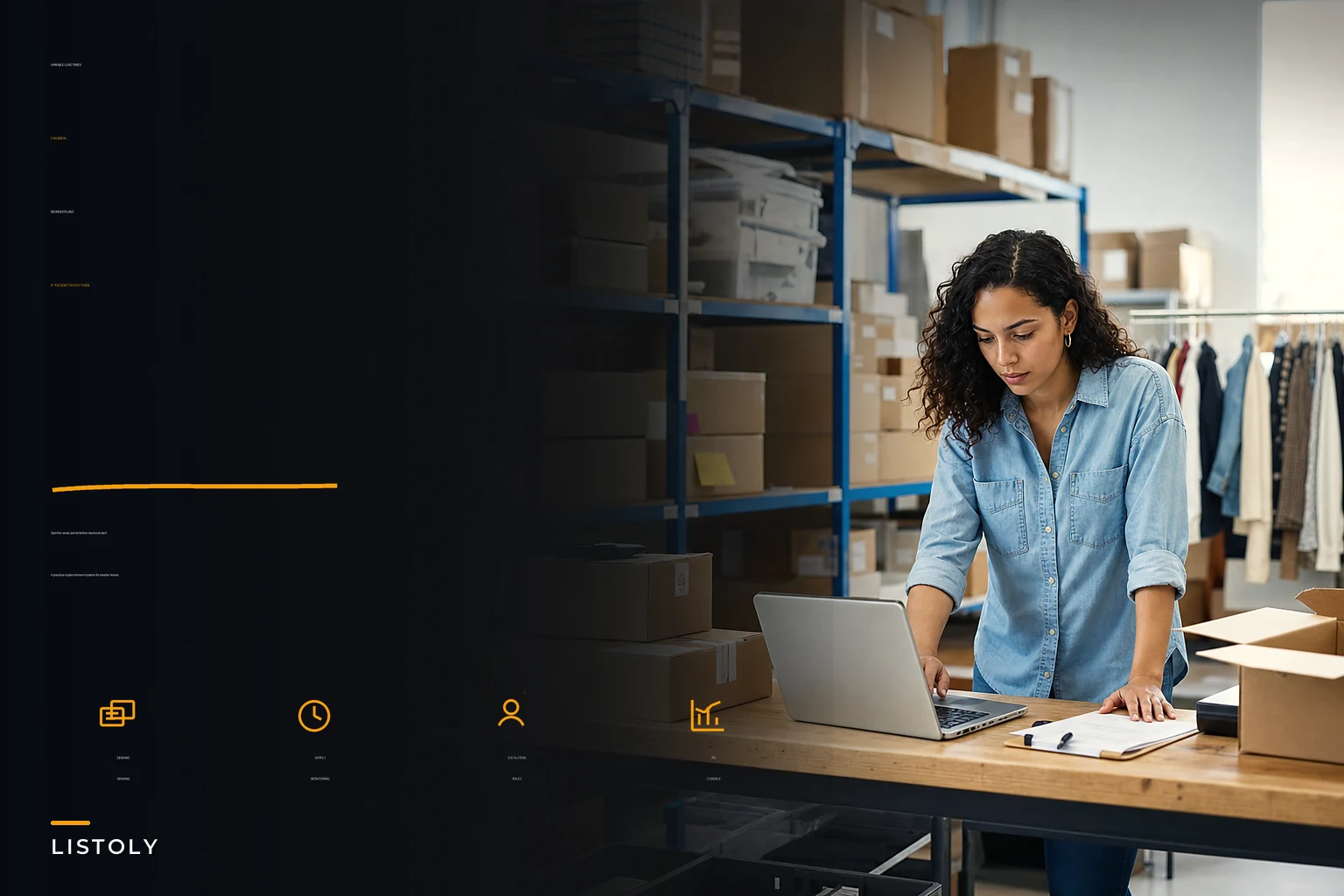 A replenishment playbook for small businesses handling variable lead times