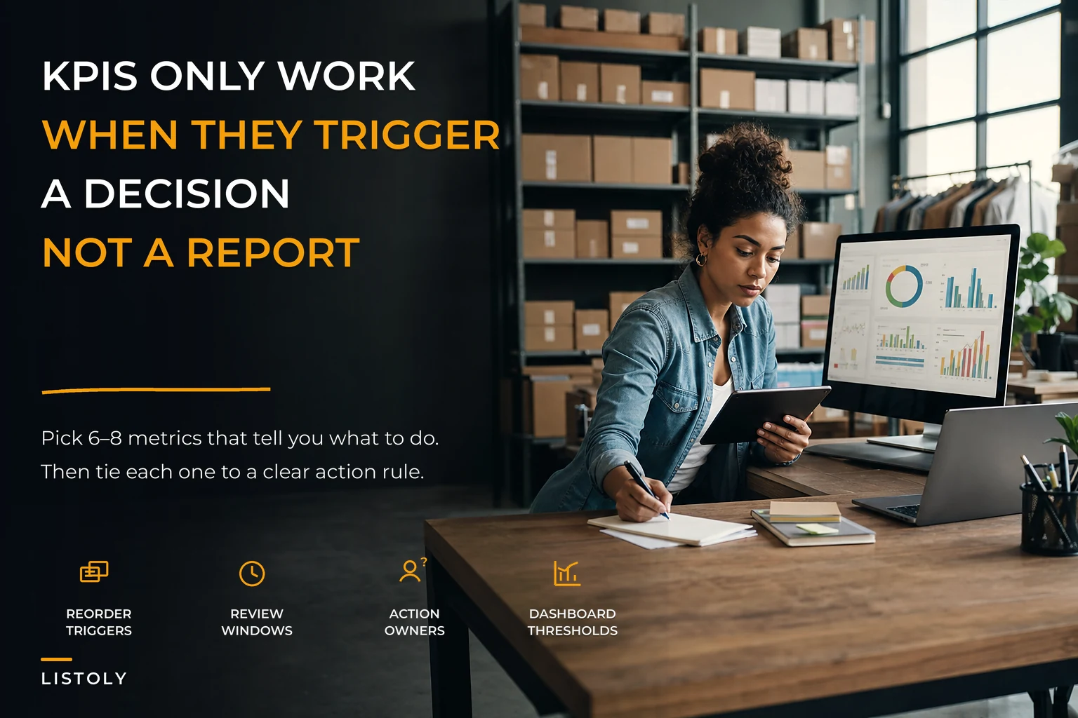 Designing an inventory KPI system that turns metrics into decisions for small businesses