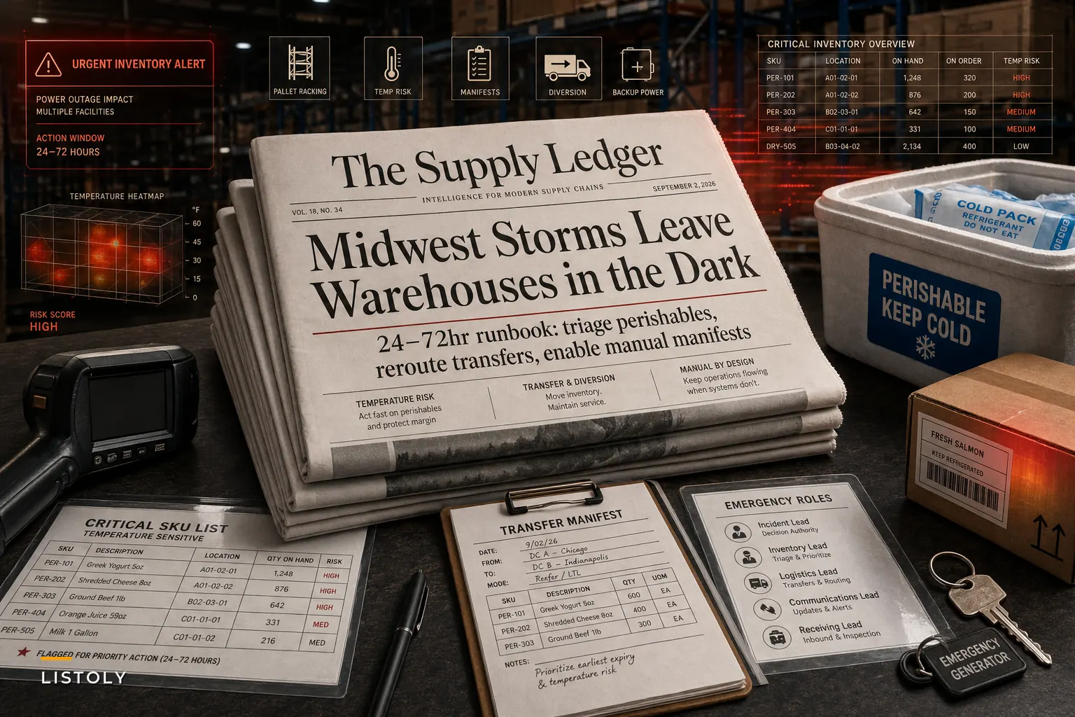 Protect Inventory During Power Outages: Immediate Steps for Inventory Managers After Severe Storms