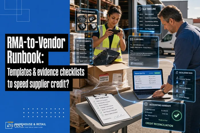 RMA-to-vendor runbook: templates and evidence checklists to speed supplier credit