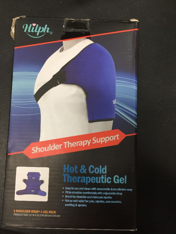 Photo 2 of Hilph Ice Pack for Shoulder Rotator Cuff Cold Therapy Reusable Gel Ice Wrap for Shoulders Injuries and Surgery Frozen Shoulder Shoulder Tendonitis  Dislocation