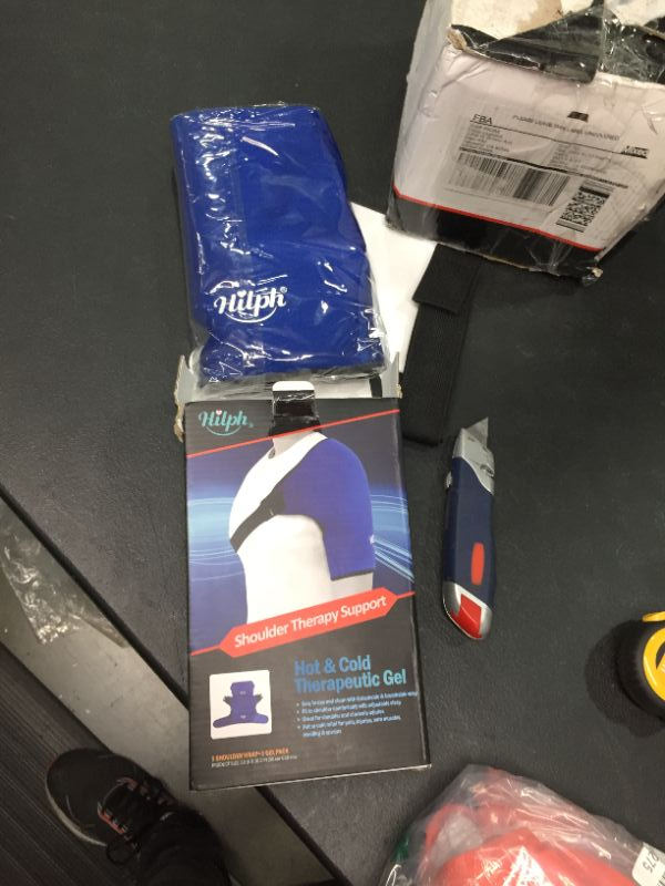 Photo 3 of Hilph Ice Pack for Shoulder Rotator Cuff Cold Therapy Reusable Gel Ice Wrap for Shoulders Injuries and Surgery Frozen Shoulder Shoulder Tendonitis  Dislocation