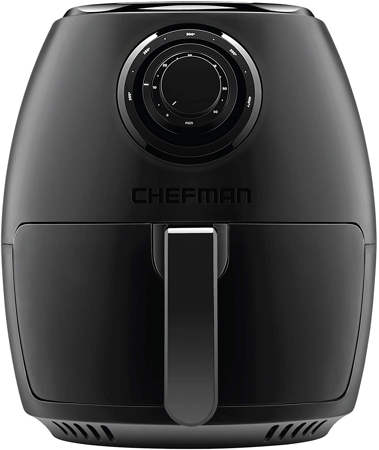 Photo 1 of Chefman TurboFry 36Quart Air Fryer Oven w Dishwasher Safe Basket and Dual Control Temperature 60 Minute Timer  15 Cup Capacity BPAFree Matte Black Healthy Frying Cookbook Included