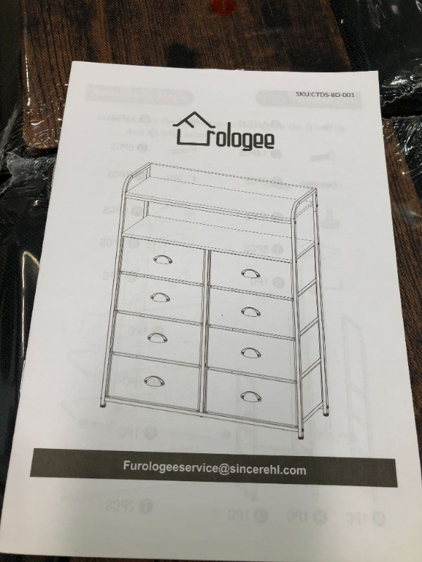 Photo 1 of ologee 2 Layer Shelf 8Drawer Dresser NEW