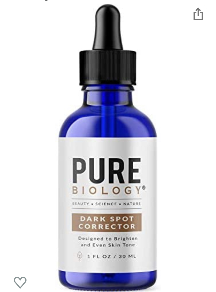 Photo 1 of Pure Biology Dark Spot Corrector Remover for Face  Body  Brightening Serum  Sun Spot Remover for Face with Vitamin C  Skin Care Serum to Fade Dark Spots Acne Scars  Brighten Skin Tone