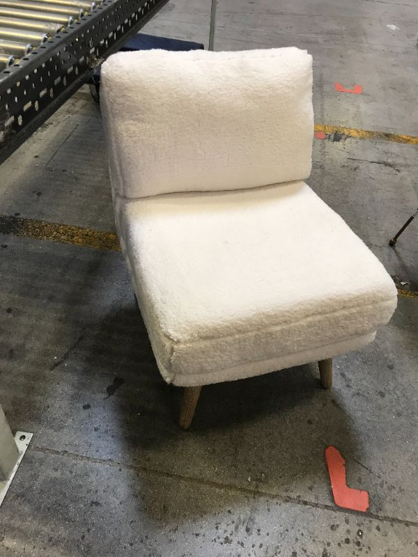 Photo 2 of Harper Faux Fur Slipper Chair  Project 62 SHERPA