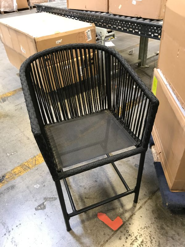 Photo 2 of Standish 2pk Bar Height Patio Chair Charcoal  Project 62