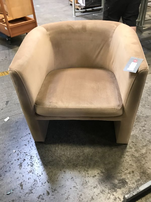 Photo 2 of Vernon Upholstered Barrel Accent Chair  Threshold designed with Studio McGee