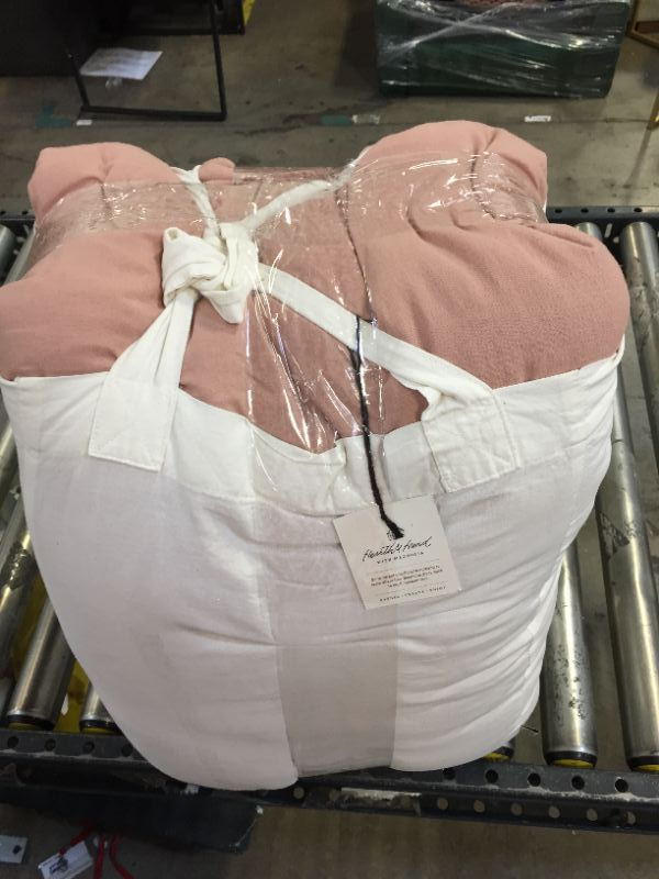Photo 1 of Solid Linen Blend Comforter  Sham Set  Hearth  Hand with Magnolia FULLQUEEN GOLDEN COPPER