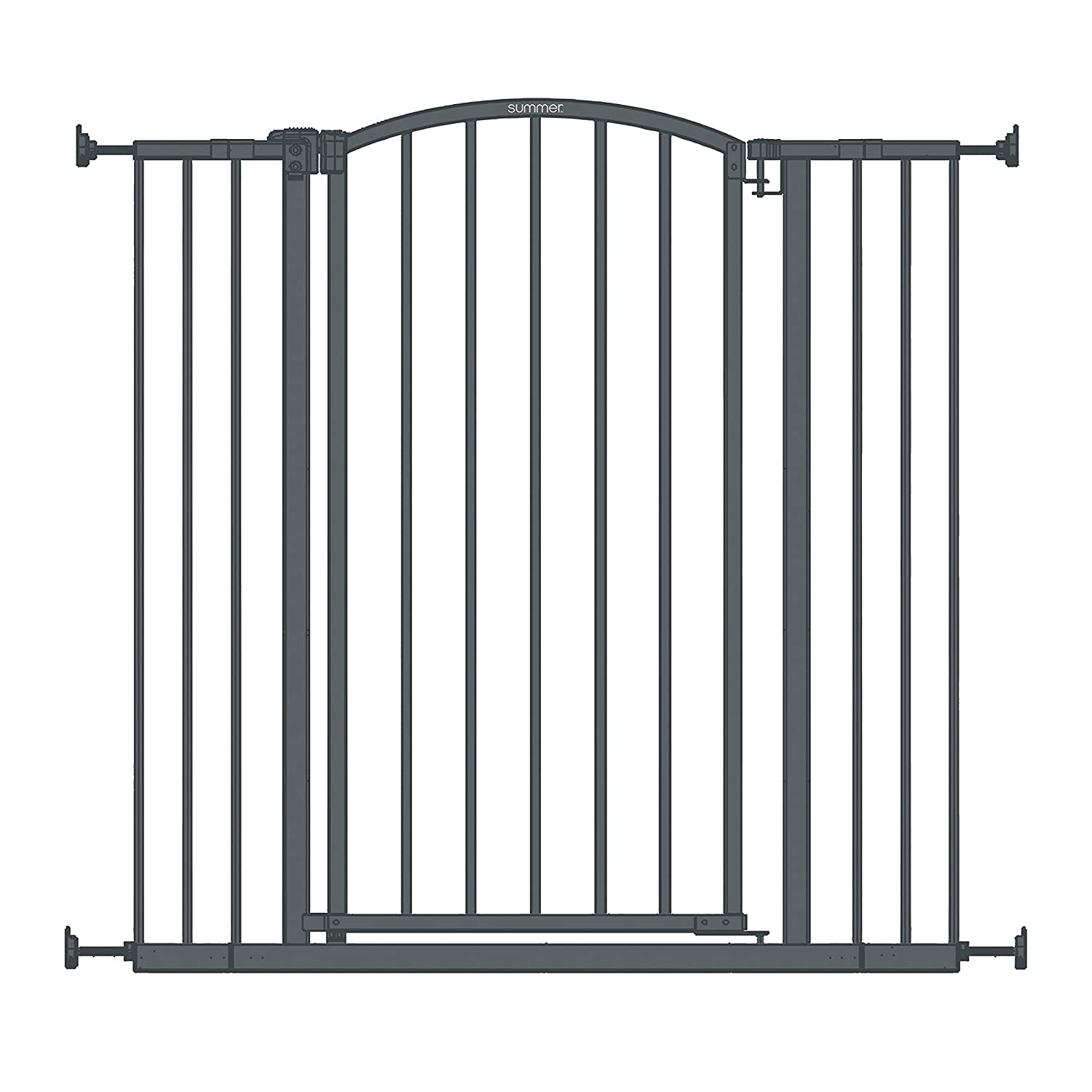 Photo 1 of Summer Extra Tall Decor Safety Baby Gate Gray  36 Tall Fits Openings of 28 to 3825 Wide 20 Wide Door Opening Baby and Pet Gate