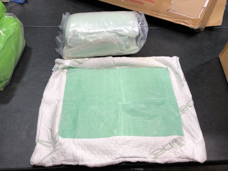 Photo 4 of Mindful Design Firm Memory Foam Pillow  Bamboo Derived Cover w Cooling Gel
