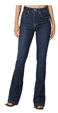 Photo 1 of TheMogan Vintage Versatile Washed Stretch Denim Mid Rise Slim Boot Cut Jeans size 7